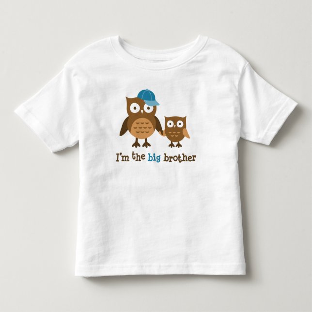Camisetas de Big Brother Mod Owl para niños (Anverso)