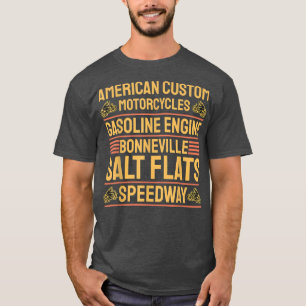 Camisetas De Biker Para Hombres Mujeres Bonneville