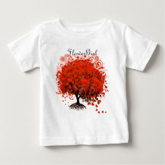 Camisetas de Boda de árbol rojo