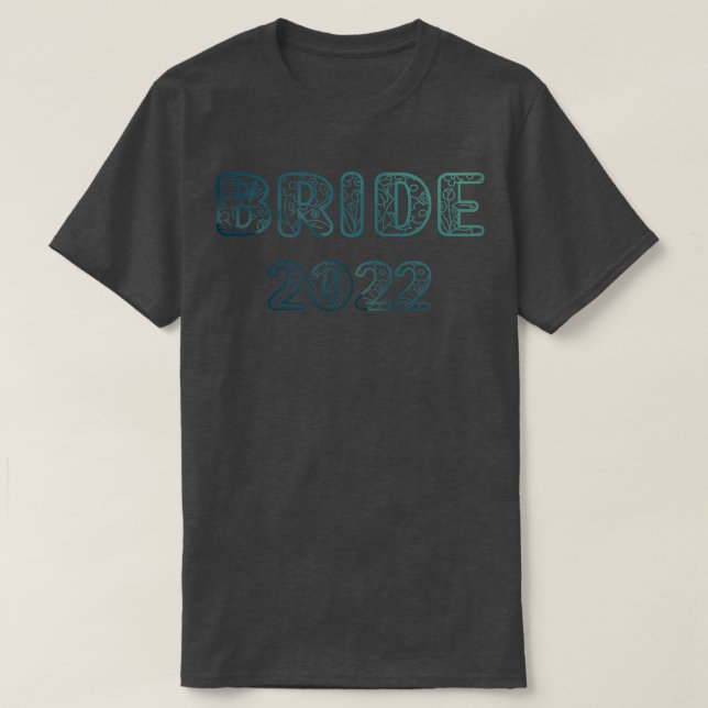 Camisetas de boda de novia 2022 Fiesta de despedid (Diseño del anverso)