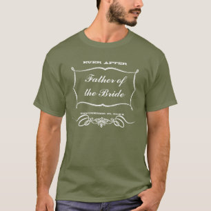 Camisetas de boda para el padre de la novia con pi