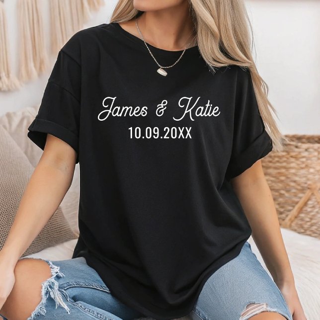 Camisetas de boda personalizadas para parejas (Subido por el creador)