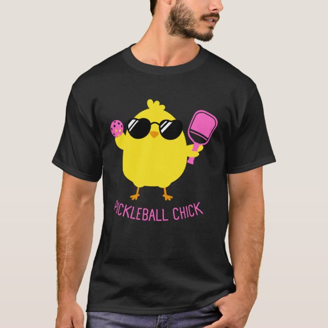 Camisetas de bolas de bolas divertidas, PICKLEBALL (Anverso)