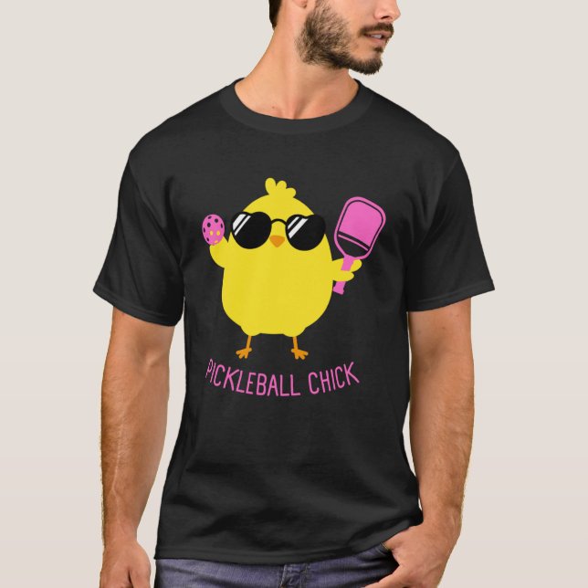 Camisetas de bolas de bolas divertidas, PICKLEBALL (Anverso)