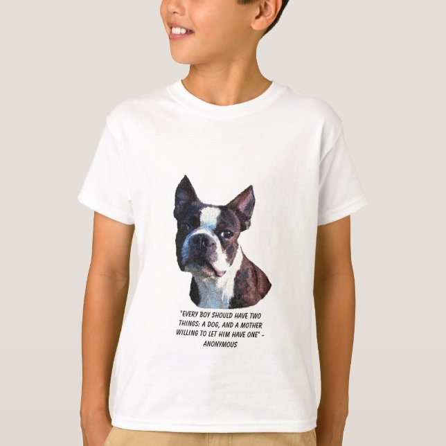 Camisetas de Boston bull terrier (Anverso)