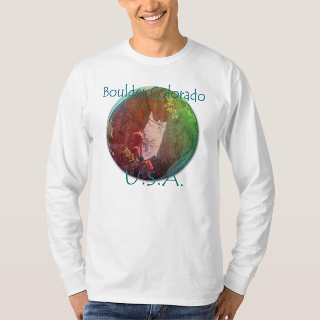 Camisetas de BOULDER, Colorado (Anverso)
