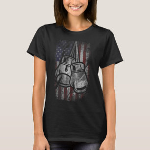 Camisetas de boxeo con bandera americana para homb