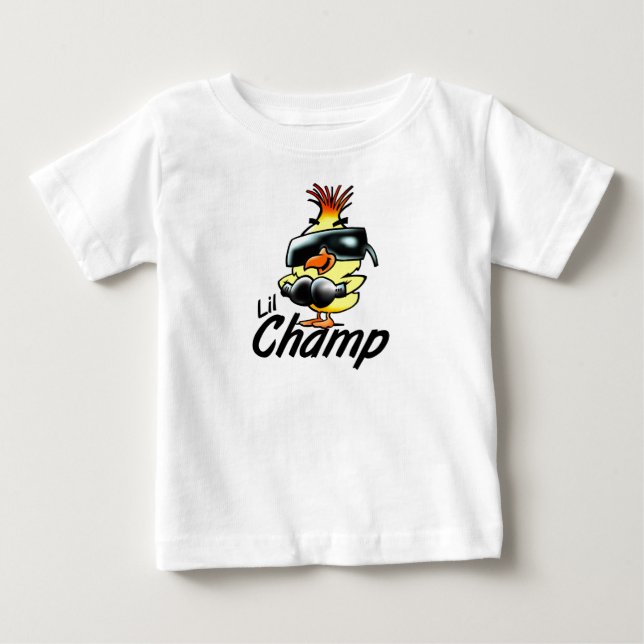 Camisetas de boxeo Lil Champ para niños (Anverso)