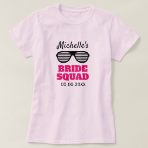 Camisetas de Bride Squad para equipo de soltería