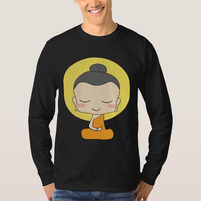 Camisetas de Buddha para ILUMINACIÓN DE MEDITACIÓN (Anverso)
