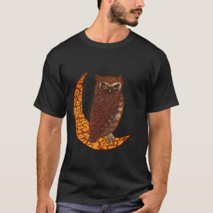 Camisetas de búho de luna creciente