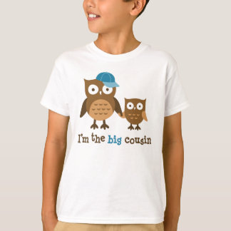 Camisetas de búho de primo grande para niños