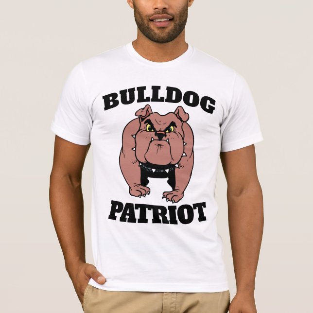 CAMISETAS DE BULLDOG PATRIOTA (Anverso)