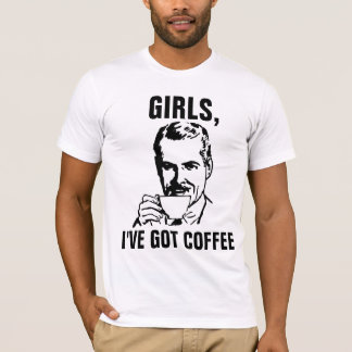 Camisetas DE CAFÉ DE RETRO DE HOMBRES DIVERTIDOS