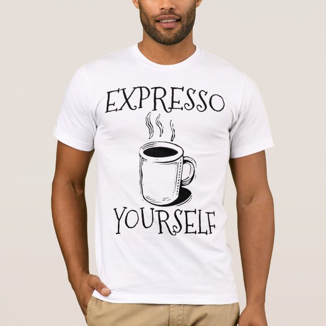 Camisetas de café ESPRESSO (Anverso)