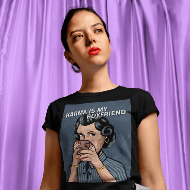 CAMISETAS DE CAFÉ FUNNY RETRO PARA MUJER (Subido por el creador)