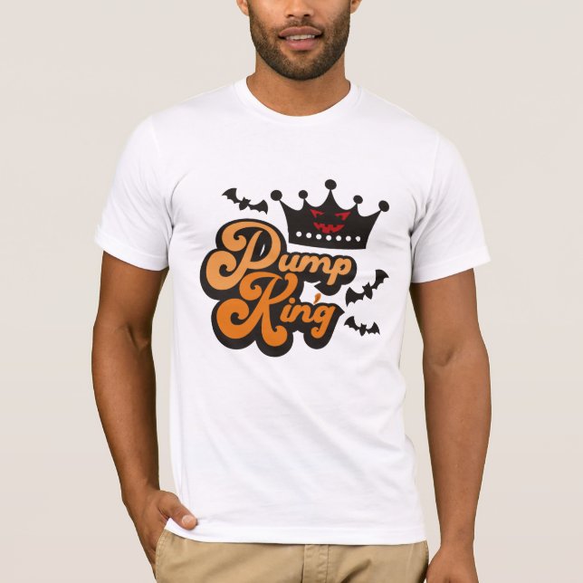 Camisetas De Calabaza De Calabaza De Halloween Par (Anverso)
