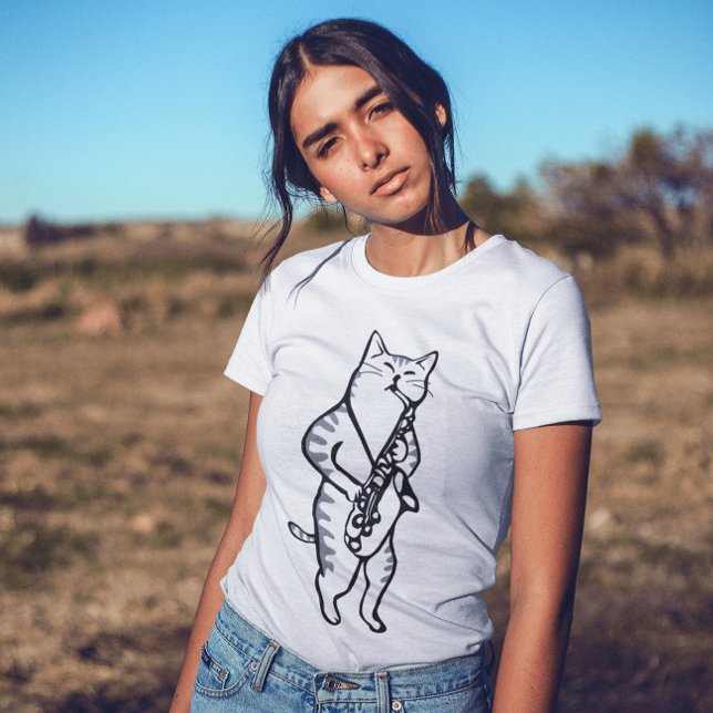 CAMISETAS DE CAMISETAS DE CAMISETA DE SAXOPHONE CA (Subido por el creador)