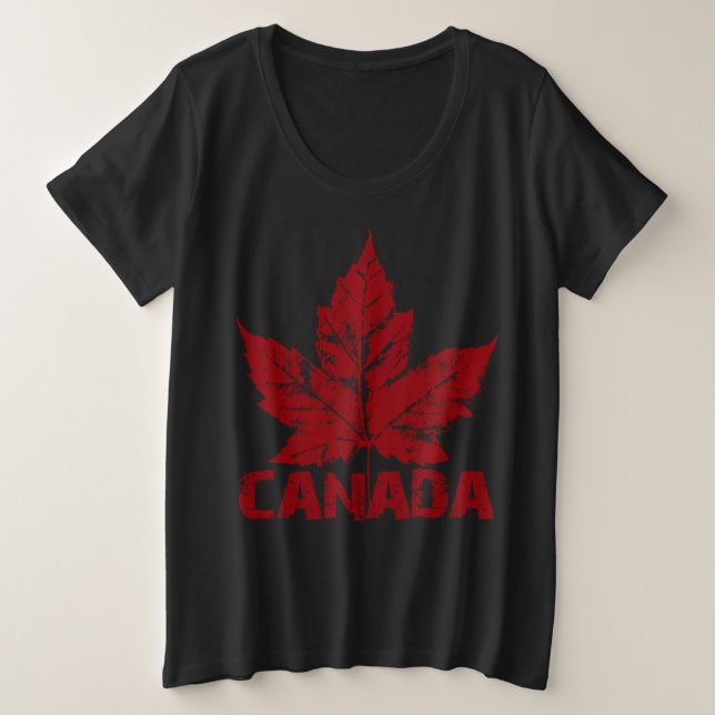 Camisetas de Canadá de camiseta más tamaño para mu (Anverso del diseño)