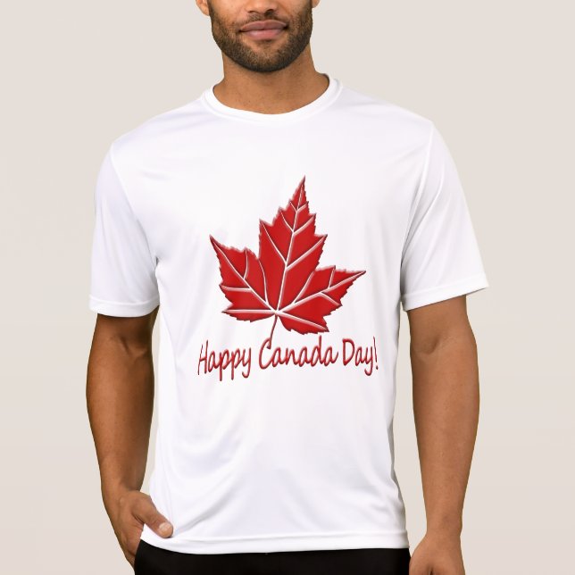Camisetas de Canadá Feliz Día de Canadá camisetas (Anverso)