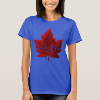 Camisetas de Canadá Orgánica de la Camisa de Maple