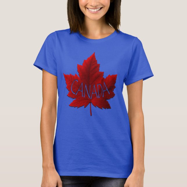 Camisetas de Canadá Orgánica de la Camisa de Maple (Anverso)