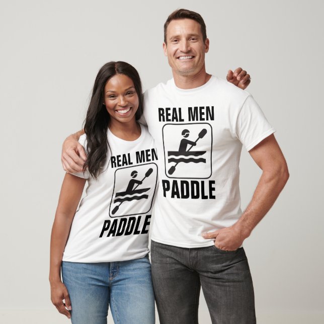 Camisetas DE CANOA DE PADDLE PARA HOMBRES REALES (Unisexo)