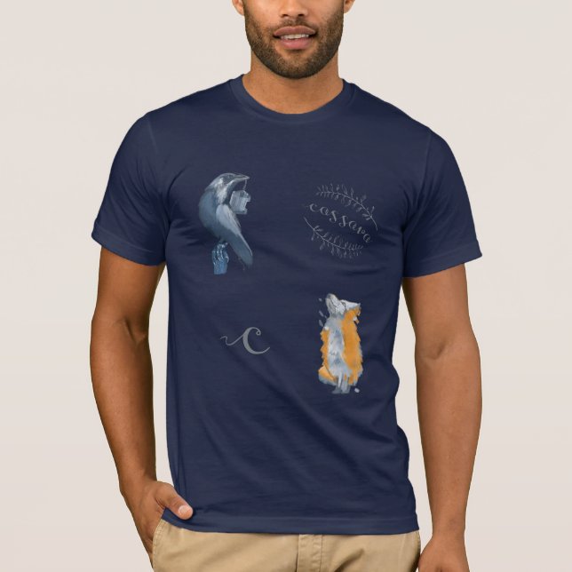 Camisetas de Cassava T Animales de bar de vinos (Anverso)
