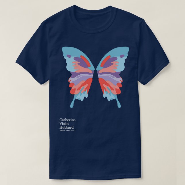 Camisetas de Catherinex27s Butterfly Dark (Diseño del anverso)