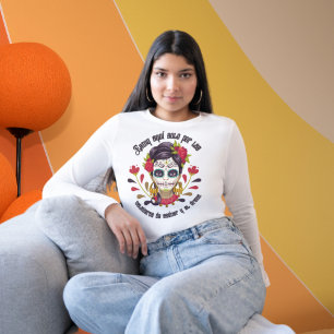 Camisetas de Catrina para la camiseta de Halloween