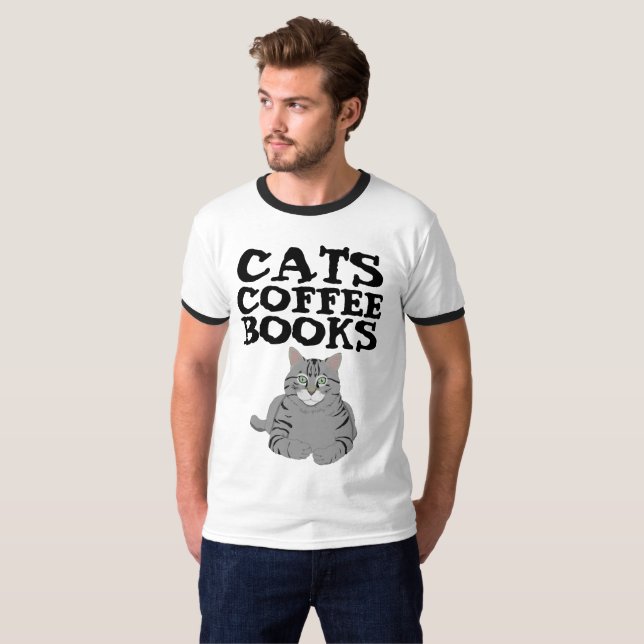 Camisetas de CATS COFFEE BOOKS (Anverso completo)