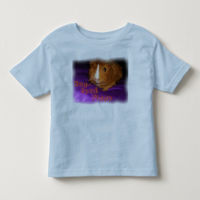 Camisetas de cerdo de Guinea con ojos de bug (Anverso)