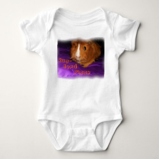 Camisetas de cerdo de Guinea con ojos de bug (Anverso)