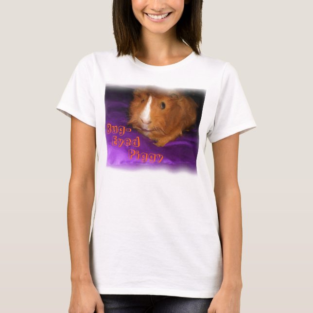Camisetas de cerdo de Guinea con ojos de bug (Anverso)