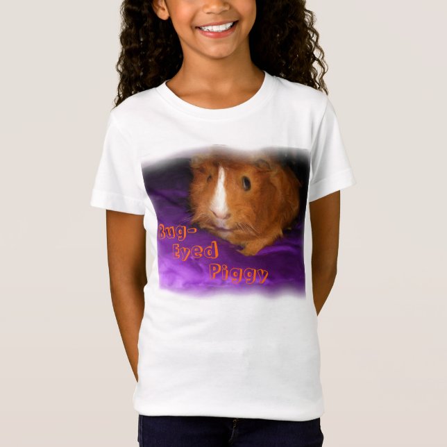 Camisetas de cerdo de Guinea con ojos de bug (Anverso)