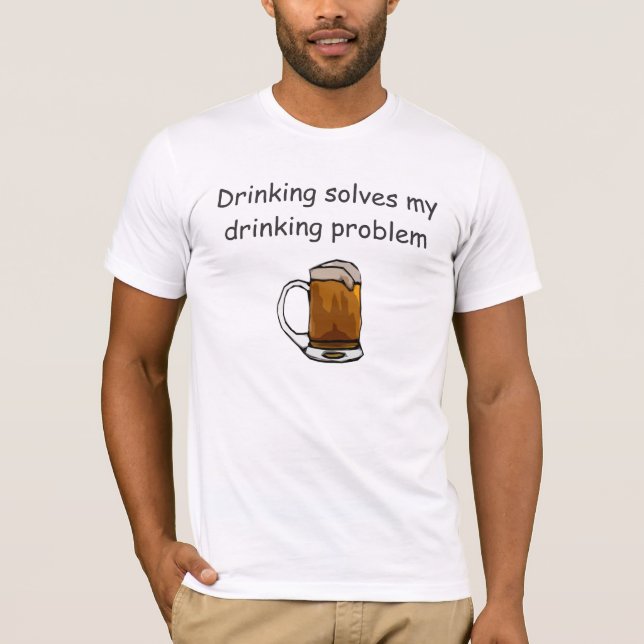 Camisetas de cerveza - Citas divertidas de bebidas (Anverso)