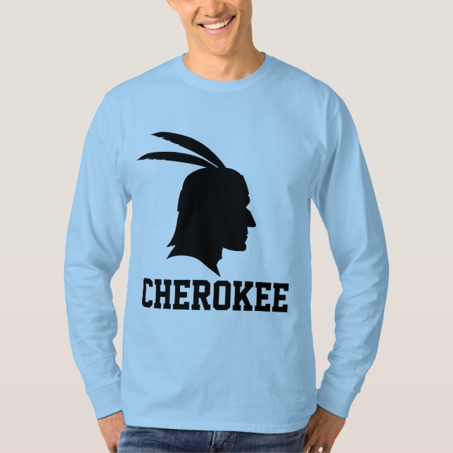 CAMISETAS DE CHEROKEE INDIAN NATIVE AMERICAN (Anverso)