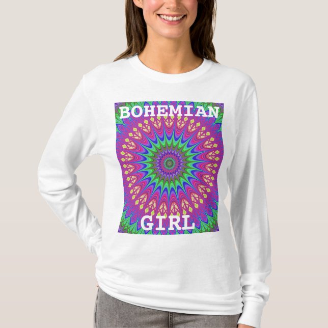 CAMISETAS DE CHICA BOHEMIANO (Anverso)