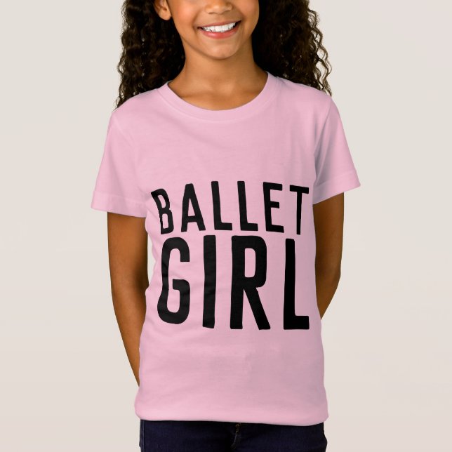CAMISETAS DE CHICA DE BALLET (Anverso)