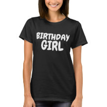 CAMISETAS DE CHICA DE CUMPLEAÑOS
