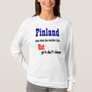 Camisetas de chicas calientes de Finlandia