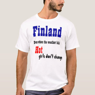 Camisetas de chicas calientes de Finlandia