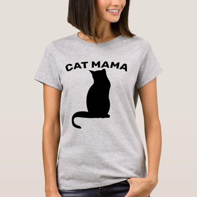 Camisetas de CHICAS CAT MOM (CAT MAMA) (Anverso)