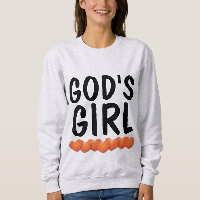 Camisetas de CHICAS CRISTIANOS, CHICA De DIOS (Anverso)