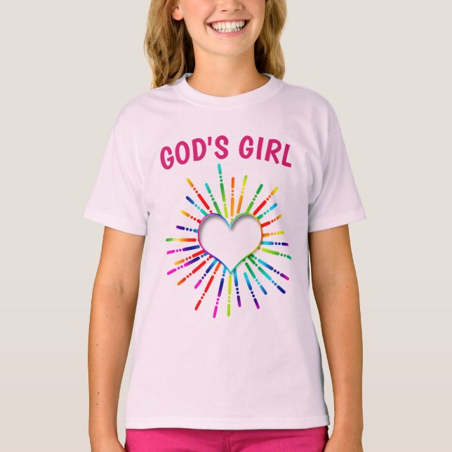 Camisetas De CHICAS CRISTIANOS CHICAS DE DIOS (Anverso)