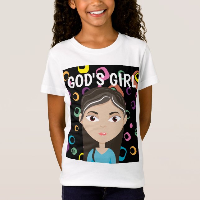 Camisetas De CHICAS Cristianos CHICAS De DIOS (Anverso)