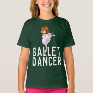 CAMISETAS DE CHICAS DE BAILE DE BALLET