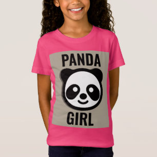 CAMISETAS DE CHICAS DE OSO DE PANDA