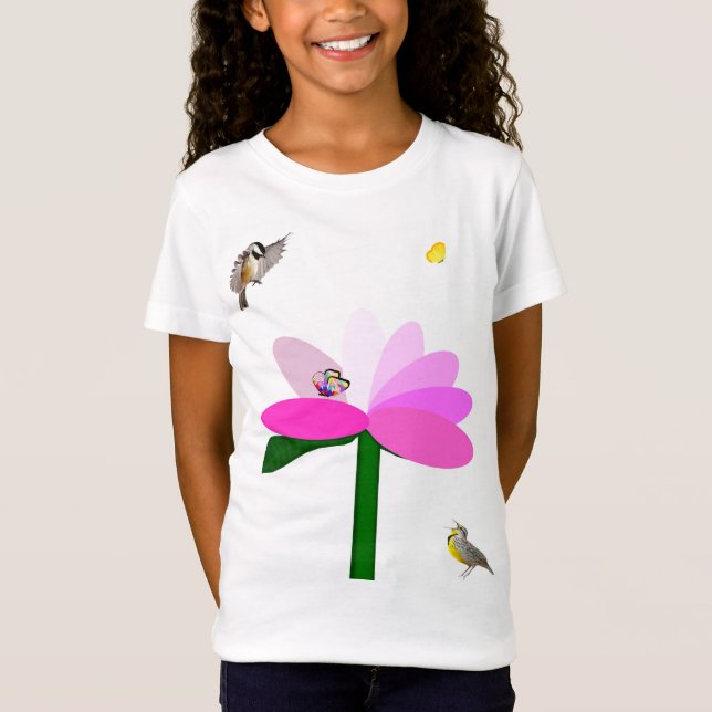 Camisetas de Chicas de Springtime Friends (Anverso)