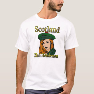 Camisetas de Clan Henderson Tartan Scotland